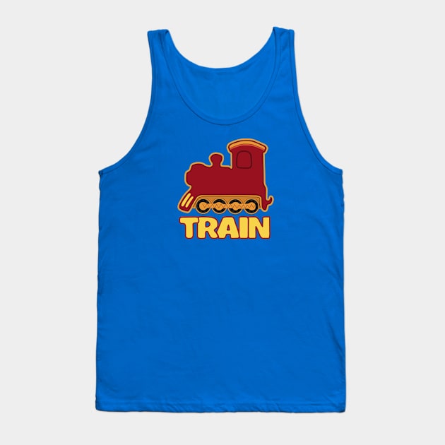 Train Tank Top by helengarvey